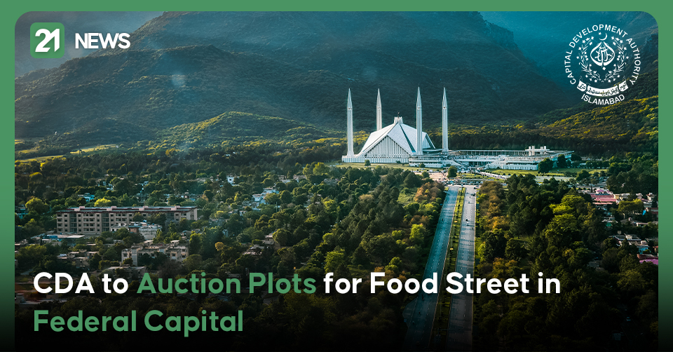 CDA to Auction Plots for Food Street in Federal Capital