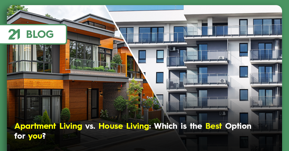 Appartment living vs house living